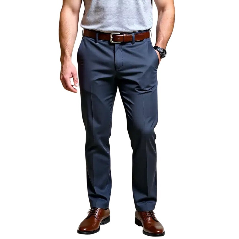 Dockers Mens Navy Tech Chino Slim‎ Fit Stretch Pant42 x 32  NWT